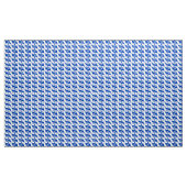 Delta Wings uit de middeleeuwen - kobalt en wit Stof (Yard (91,4 cm))