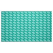Delta Wings uit het midden van de eeuw - turquoise Stof (Fat Quarter)