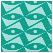 Delta Wings uit het midden van de eeuw - turquoise Stof (Close Up)