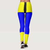 Delta Yellow Blue Leggings (Achterkant)