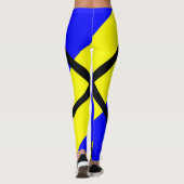 Delta Yellow Blue Leggings (Achterkant)