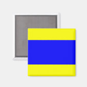 Delta Yellow Blue Magneet (Voorkant / Achterkant)