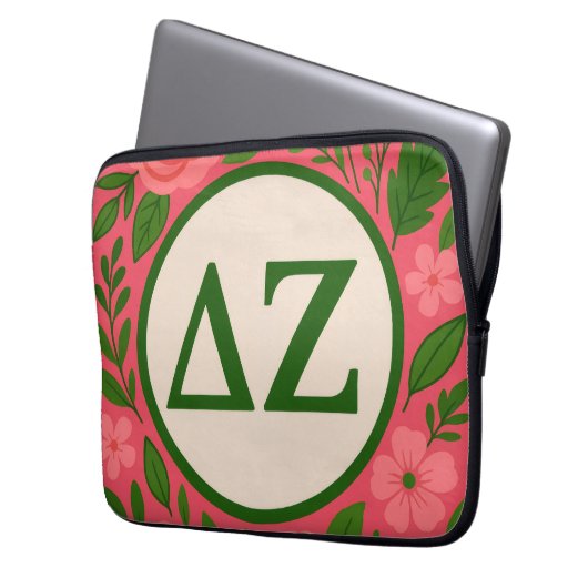 Delta Zeta Electronics Bag Laptop Sleeve (Voorkant Links)