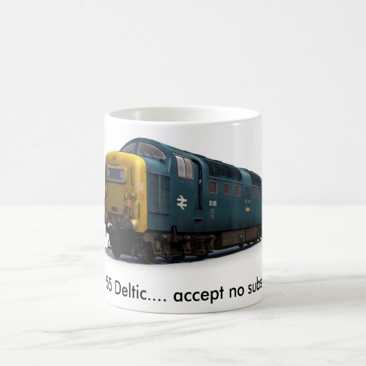 Deltachtige Mok "accepteert geen vervanging" (Center)