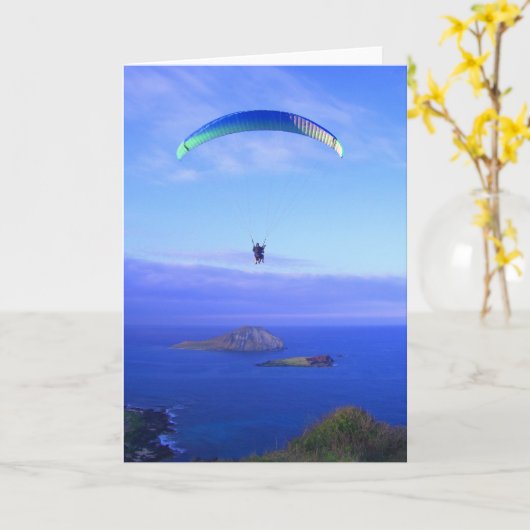 Deltaplaning in Makapuu Kaart (Gele Bloem)