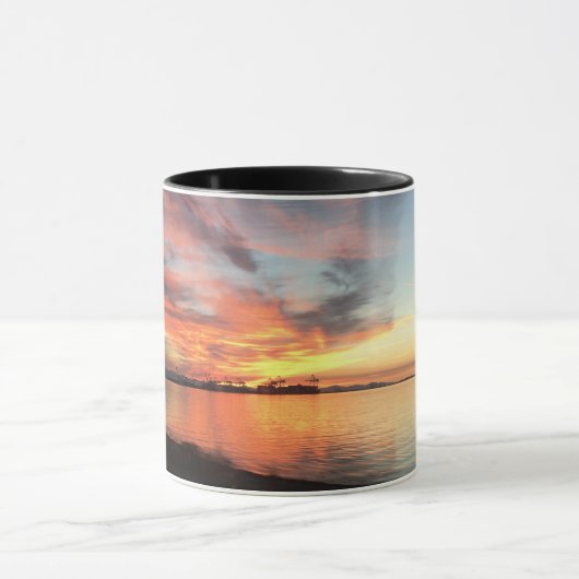 DeltaPort Horizon, Sunset from Ferry Terminal Mok (Midden)