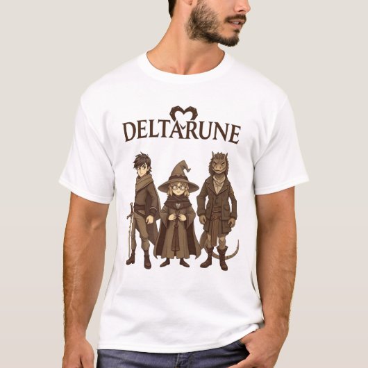 Deltarune: Kris, Susie, Ralsei T-shirt (Voorkant)