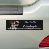 deltasketch2, The Delta Catastrophe, http://www... Bumpersticker (Op auto)