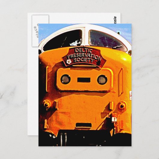 Deltic British Diesel Train (2) Briefkaart (Voorkant / Achterkant)