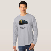 Deltic Long-sleeve T-shirt 'geen substituut' (Voorkant volledig)