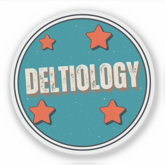 Deltiologie Sticker (Voorkant)
