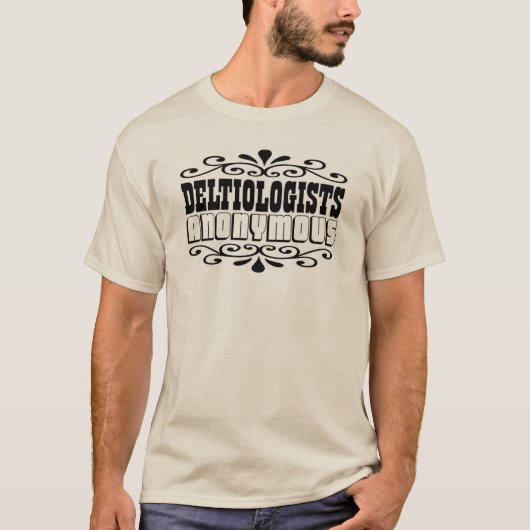 Deltiologisten T-Shirt voor Briefkaart Collectors (Voorkant)