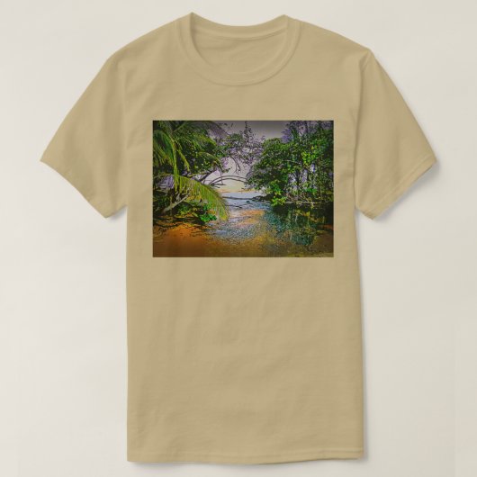 Deluge in Bocas del Toro Panama T-shirt (Design voorkant)