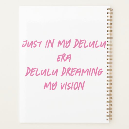 Delulu Dagelijkse Planner (Achterkant)