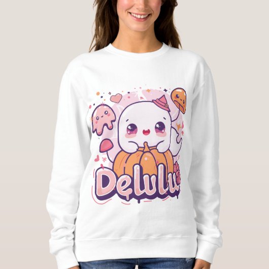 Delulu | ExDesigner | Halloween Trui (Voorkant)