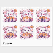 Delulu | ExDesigner | Halloween Vierkante Sticker (Vel)