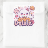 Delulu | ExDesigner | Halloween Vierkante Sticker (Tas)