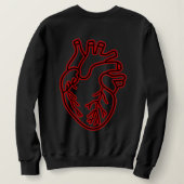 “Delulu Heart” Basic Sweatshirt (Design achterkant)