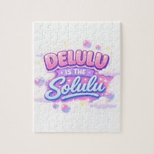 Delulu Is de Solulu – Cute Kawaii Esthetiek Legpuzzel