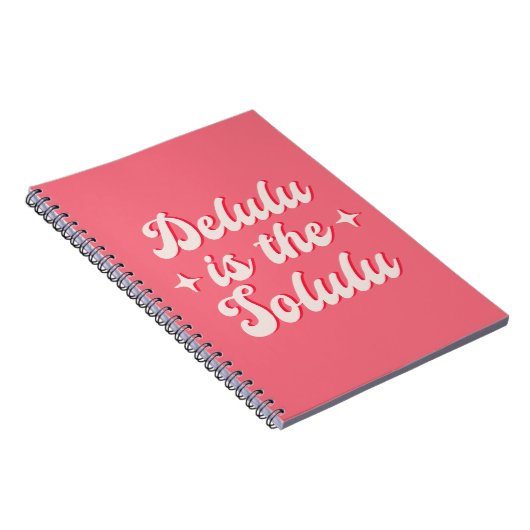 Delulu is de Solulu Notitieboek (Rechterzijde)