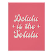 Delulu is de Solulu Perfect Poster (Voorkant)