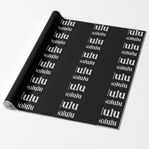 #Delulu is de Solulu zwart-wit Cadeaupapier