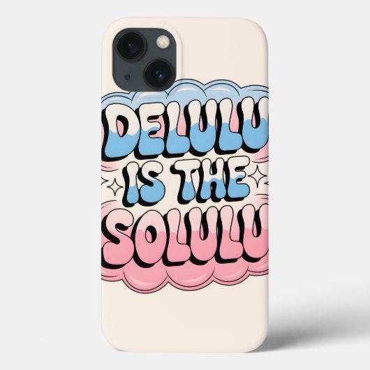 Delulu is de ziel Case-Mate iPhone case (Achterkant)