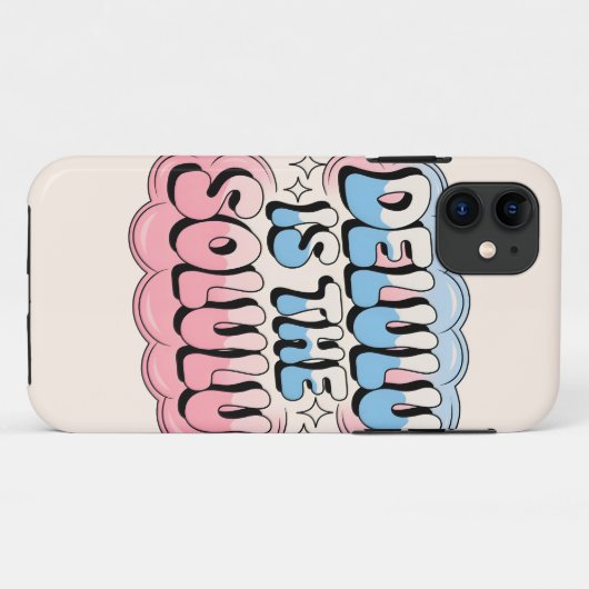 Delulu is de ziel Case-Mate iPhone case (Achterkant (horizontaal))