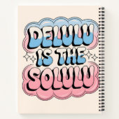 Delulu is de ziel notitieboek (Achterkant)