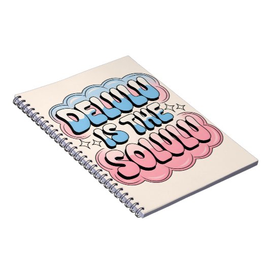 Delulu is de ziel notitieboek (Rechterzijde)