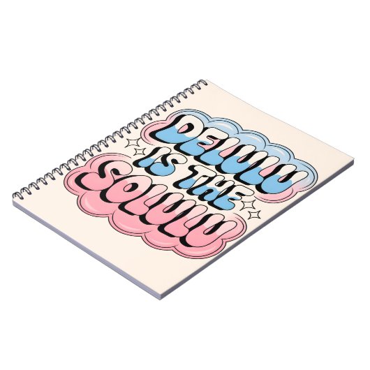 Delulu is de ziel notitieboek (Linkerzijde)