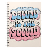 Delulu is de ziel notitieboek (Voorkant)