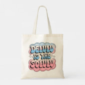 Delulu is de ziel tote bag (Achterkant)