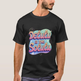 Delulu is het Solulu T-shirt – Speelse Y2K-Inspire
