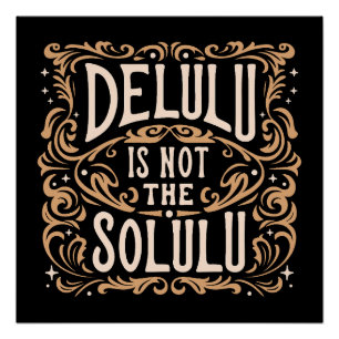 Delulu is niet de ziel perfect poster