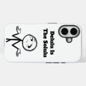 Delulu Is The Solulu Grappige Meme Case-Mate iPhone Case (Achterkant (horizontaal))