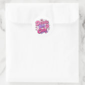 Delulu Maar Schattig Ronde Sticker (Tas)