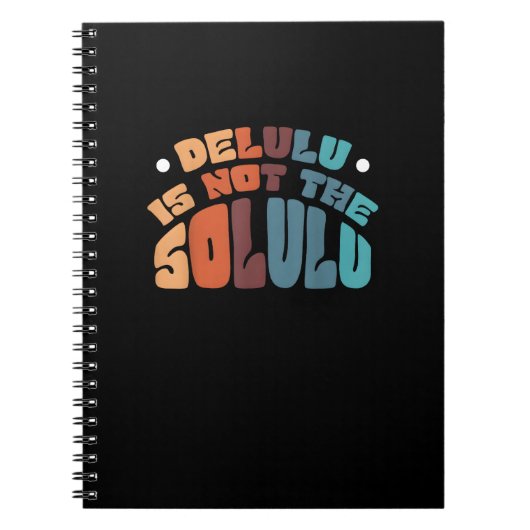 Delulu Mindset, echte resultaten Notitieboek (Voorkant)