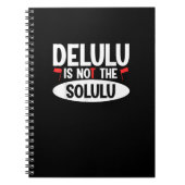 Delulu Plot Armor geactiveerd Notitieboek (Voorkant)