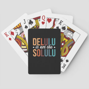 Delulu praat, ik luister pokerkaarten