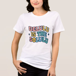 Delulu Rainbow Tri-Blend Shirt