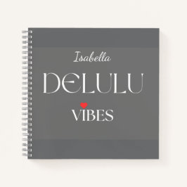 Delulu Sfeer, Cute Girlycore Cadeau voor Haar Verj Notitieboek
