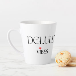 Delulu Stemming, Grappige Esthetische Citat Gift Latte Mok