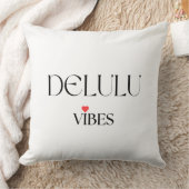 Delulu Vibes, Funny Aesthetic Quote Gift Kussen (Deken)