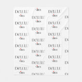 Delulu Vibes, Grappige Esthetische Citatencadeau Fleece Deken (Voorkant)