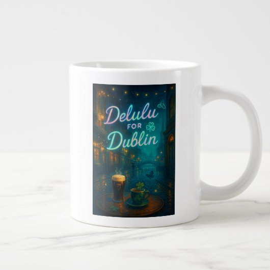Delulu voor Dublin Grote Koffiekop (Rechts)