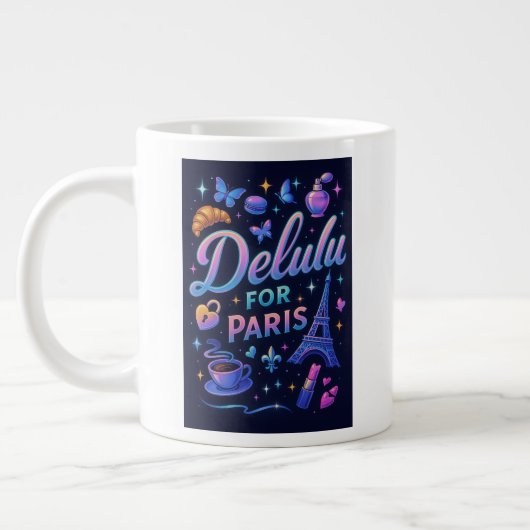 Delulu voor Parijs Grote Koffiekop (Links)