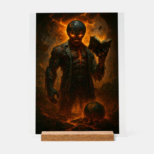 DELUSION Acrylic Sign Acryl Bord (Voorkant)