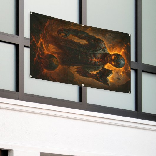 DELUSION Banner (Buitenkant Gebouw)