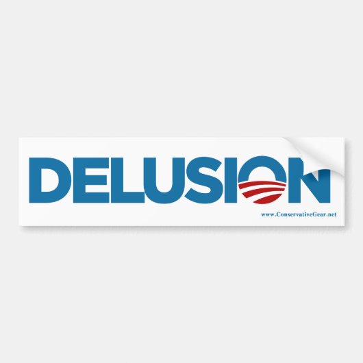 Delusion, Obama Bumpersticker (Voorkant)